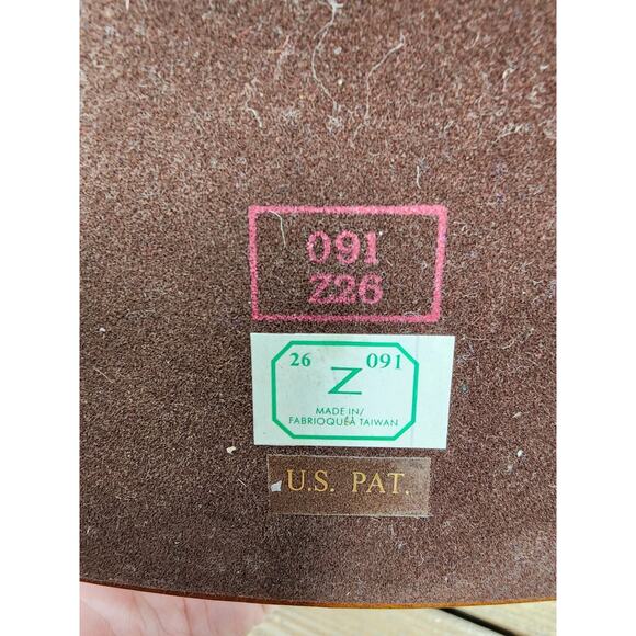 VINTAGE SAND CLOCK HOURGLASS by BOMBAY Co. Mahogany & Brass Flips Over 10.5" - Picture 8 of 10